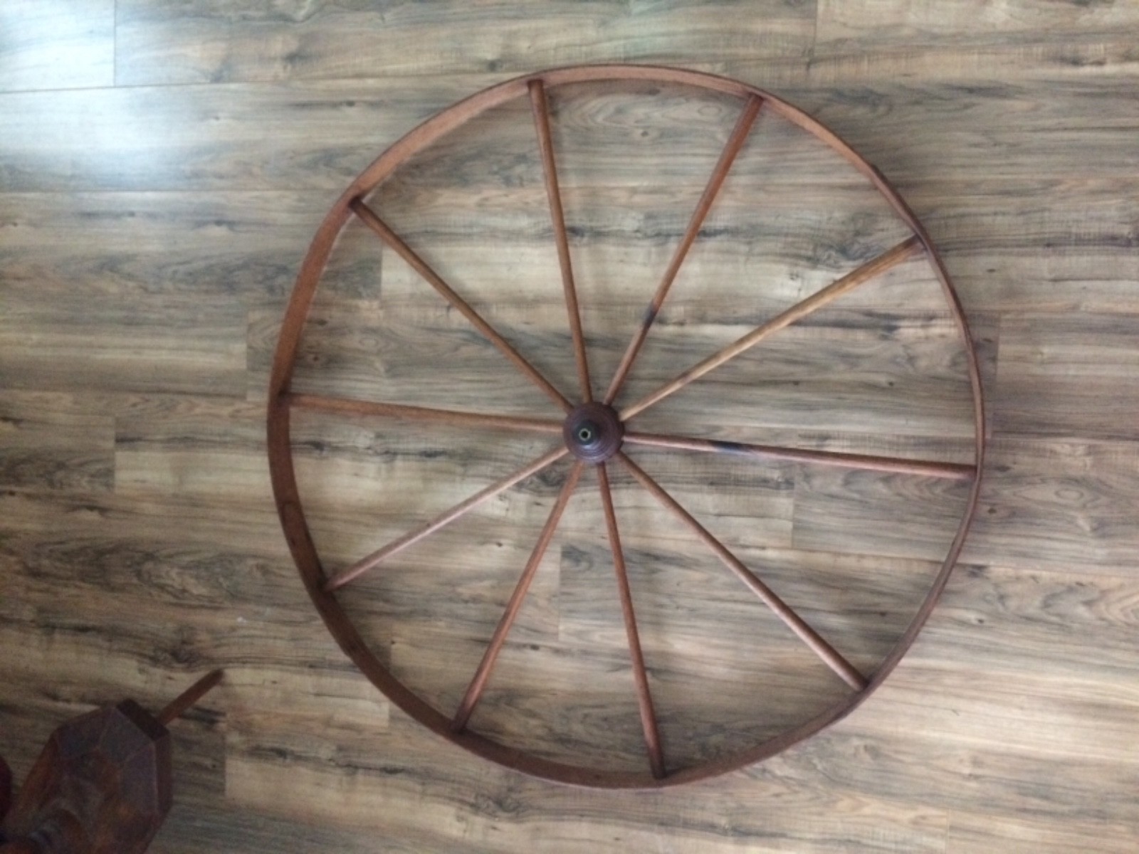 Great, Walking, Wool spinning wheel(wheel only), 46 1/2” New England Style, oak