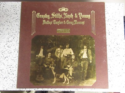 Crosby, Stills, Nash & Young Deja Vu SD 19118 Atlantic 1977 Vintage Vinyl LP