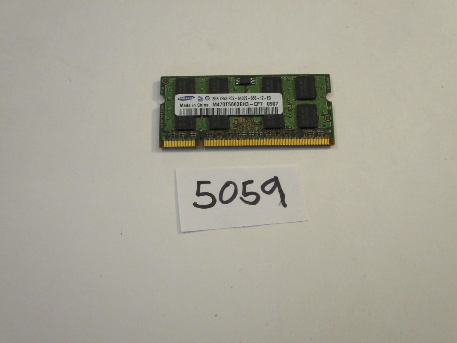 Samsung M470T5663EH3-CF7 2Gb 800Mhz PC2-6400 DDR2 SODIMM