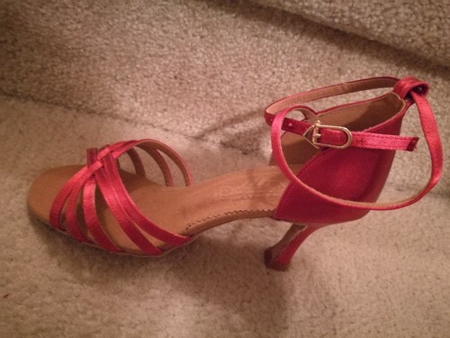 (left foot only) Ladies Professional Ballroom Dance Shoe high heel