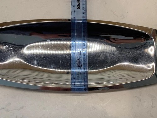 Vintage Kromex Serving Tray Lot of 2 Silver And Gold