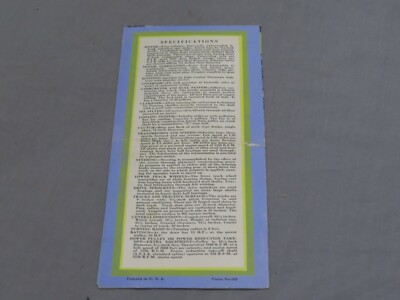 Vintage CLETRAC Crawler Tractor model 15 Fifteen sales Brochure Cleveland Tracto