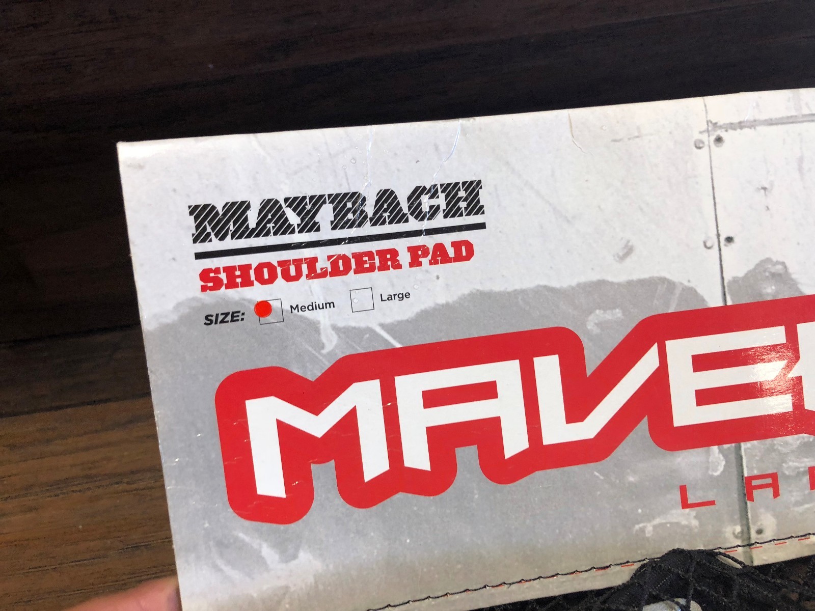 23071 New in Package  Lacrosse Shoulder Pad / Size Medium / Mayback Maverik