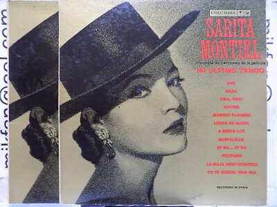 SARA SARITA MONTIEL interp canciones de la peli MI ULTIMO TANGO Columbia LP