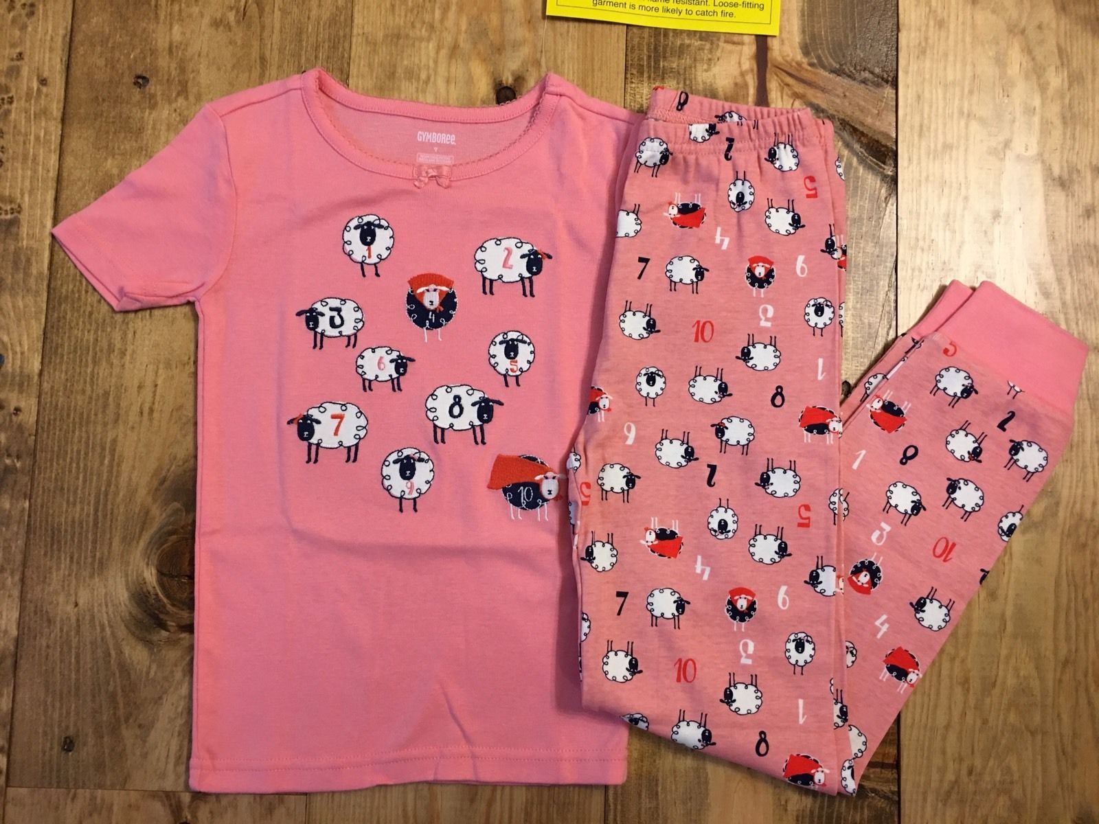 100% Cotton Short Sleeve Sleepwear for Girls
