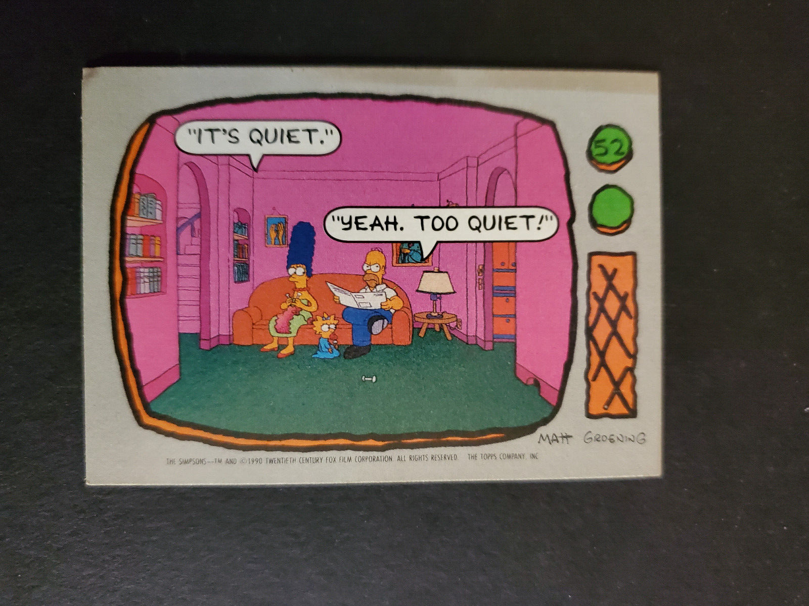 1990 Topps The Simpsons Series 1 Trading Card #52 | eBay
