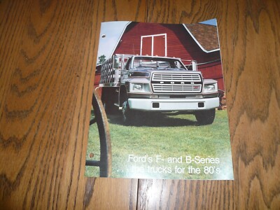 1980 Ford F & B-Series Truck Sales Brochure - Vintage