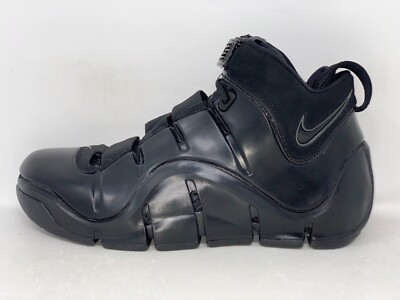 Nike Zoom Lebron 4 Anthracite Black Sneakers, Size 10.5 BNIB FJ1597-001