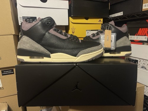 Pre-owned Jordan A Ma Maniere X Nike  3 Size 11.5w/10m While You Were Sleeping Fz4811 001 In Black