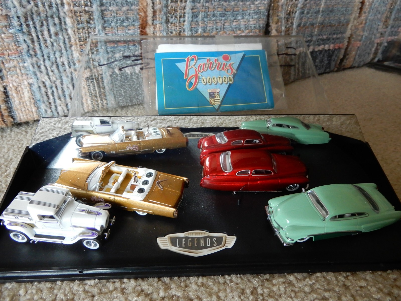 HOT WHEELS LEGEND BARRIS KUSTOM LIMITED EDITION 4 CARS HOT WHEELS LEGEND BARRIS KUSTOM LIMITED EDITION 4 CARS