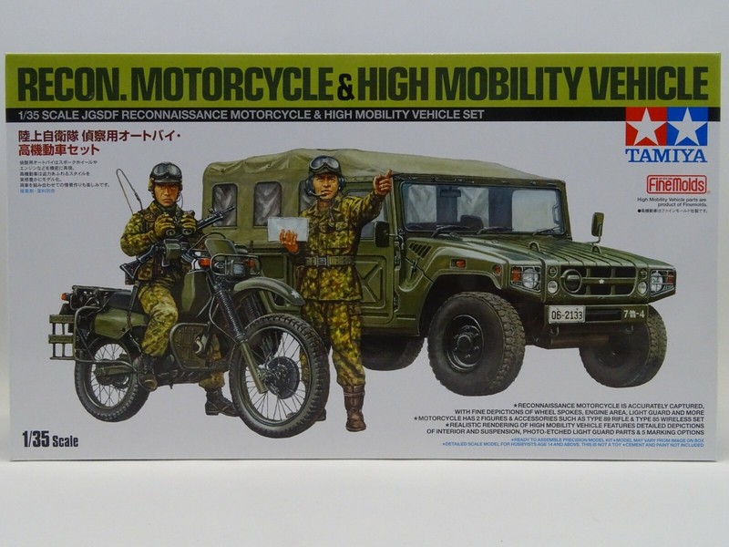Tamiya 25188  Bausatz Motorcycle & High Mobility Vehicle Set  M. 1:35 