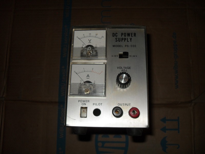 Netzteil / Power Suply - LeergehÃ¤Use - Metall - Volt & Ampere Meter - Usw