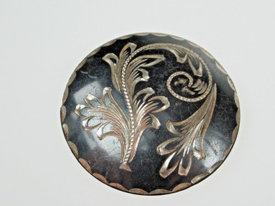 VINTAGE ESTATE STERLING SILVER CLIP ON EARRING BROOCH PIN/PEDANT SET MEXICO 925