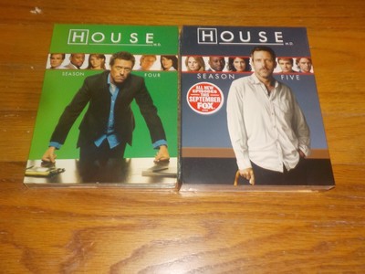 House M.D. Season Four & Five DVD NEW plus bonus season two   Hugh Laurie