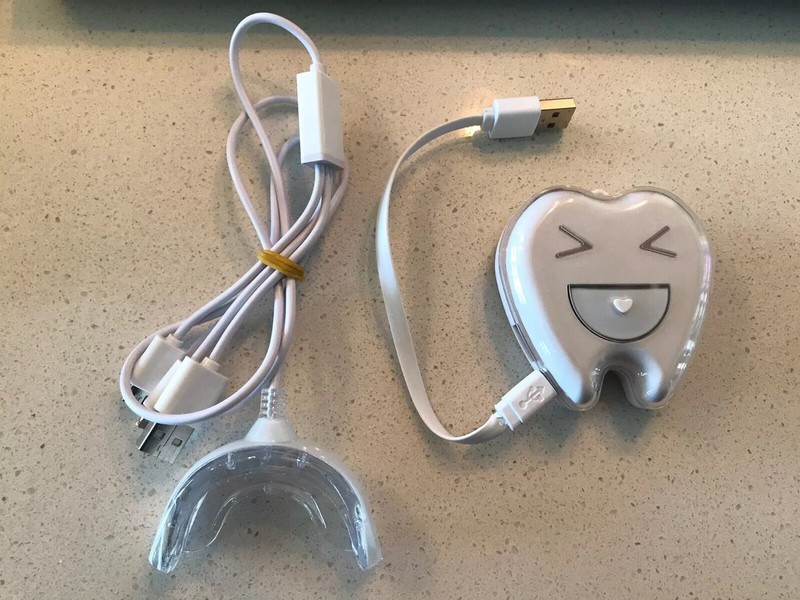 LITERO #1 Best Home Smart Teeth Whitening LED Light &