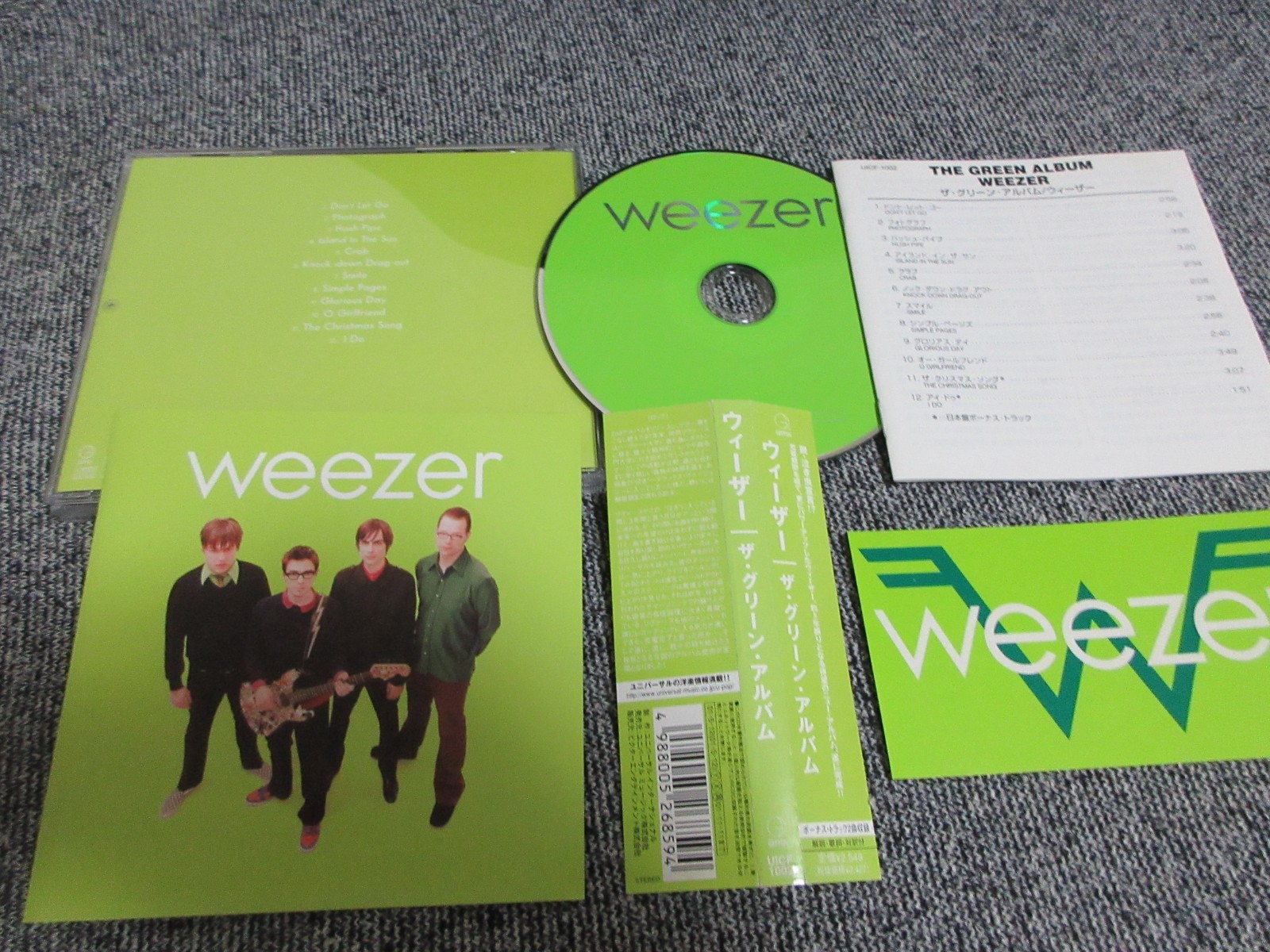 WEEZER ウィーザー レア オリジナル盤LPレコード GREEN ALBUM Weezer - Weezer (Green Album)[LP] - Amazon.com Music