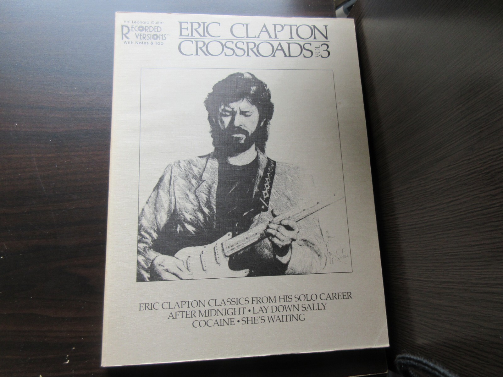 Eric Clapton Crossroads Vol. 3 UK Song Book Guitar TAB Score