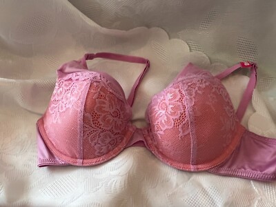 MAIDENFORM SELF EXPRESSIONS-SIZE 34B PINK LACE BRA FOR WOMAN