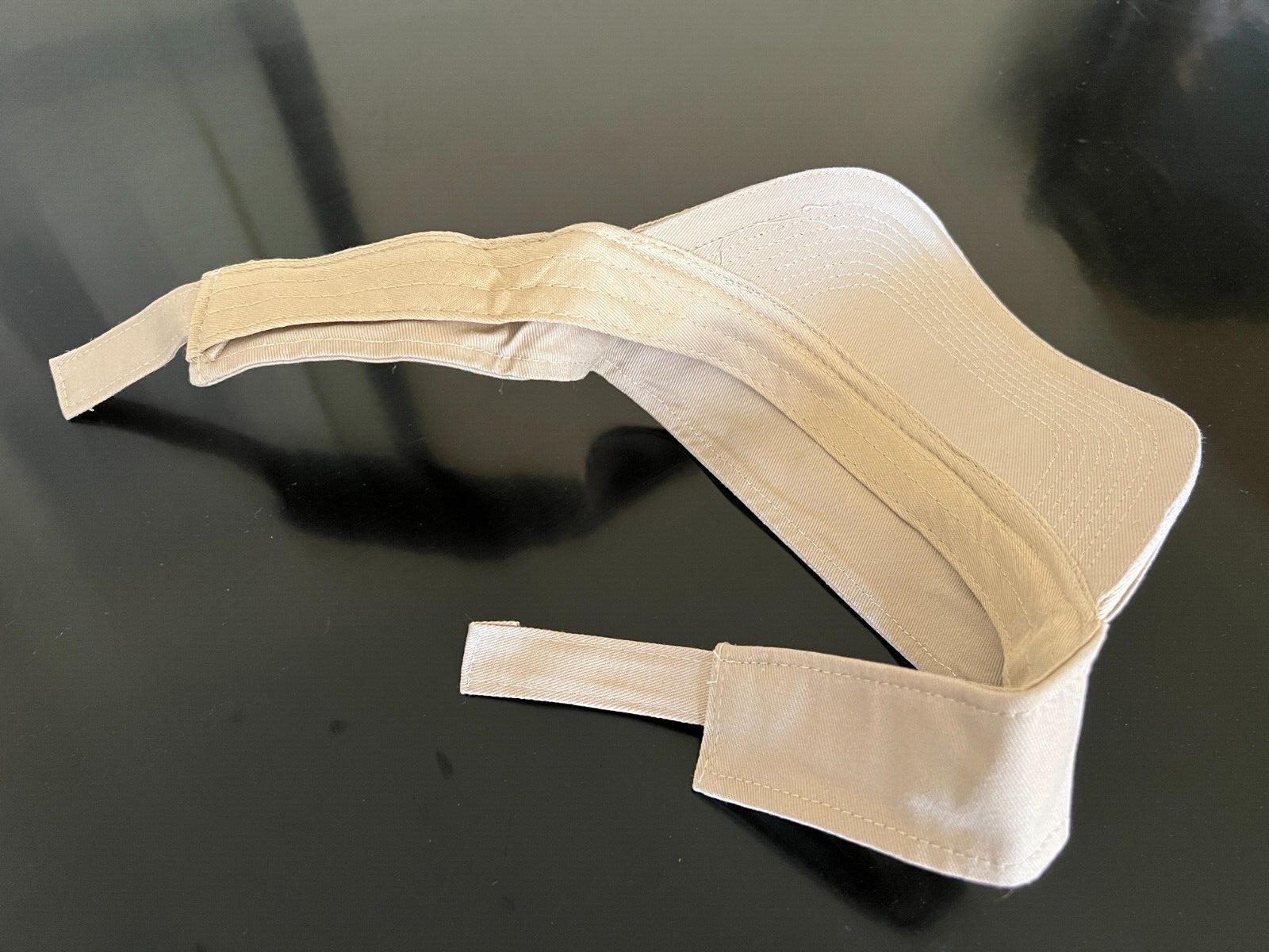 NEW Panera Bread Crew Employee Visor Hat Adjustable Embroidered Logo Beige