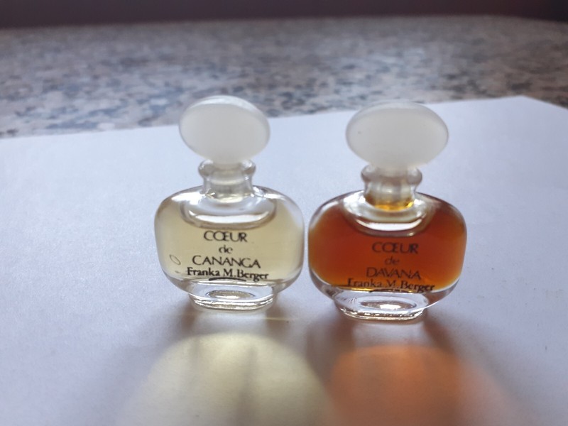 2 Miniatures Coeur De Cananga Et Davana Edt Super ConcentrÃ©E 2 Ã 2 Ml Franka M.B