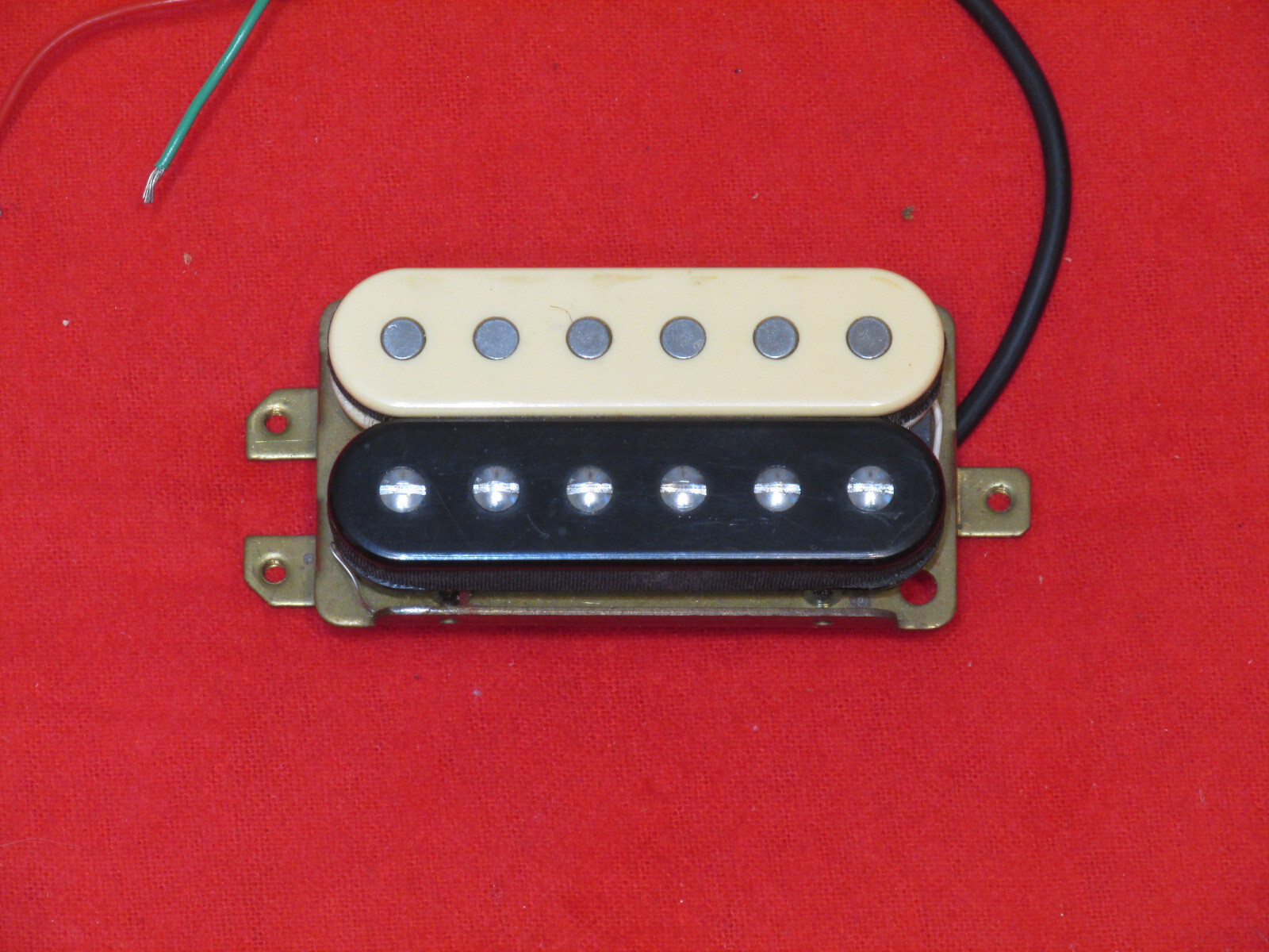 1981 Gibson Sonex 180 Deluxe Zebra Humbucker Guitar Bridge