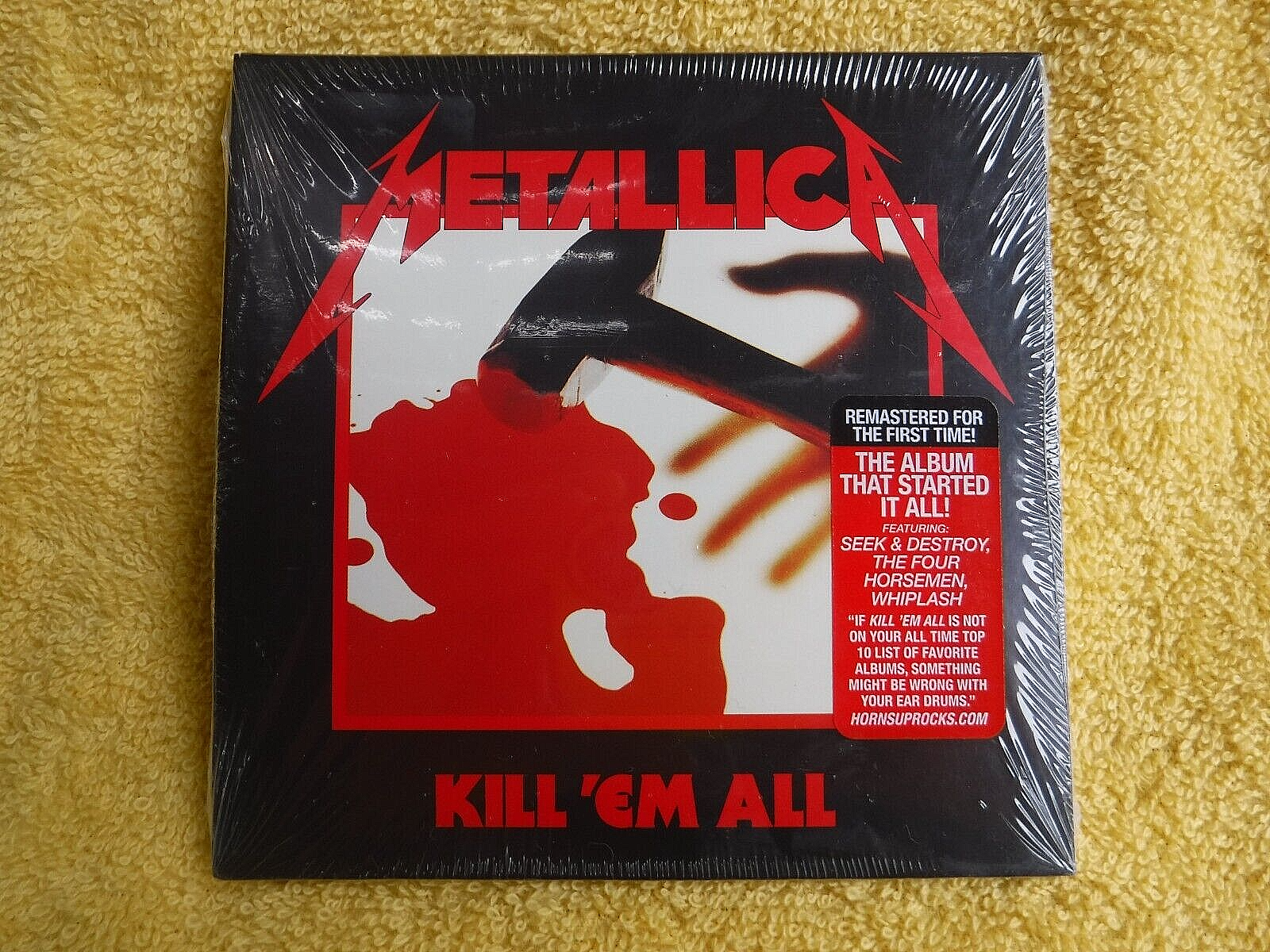 NEW/SEALED-METALLICA: KILL 'EM ALL 10 SONG CD (CARDBOARD