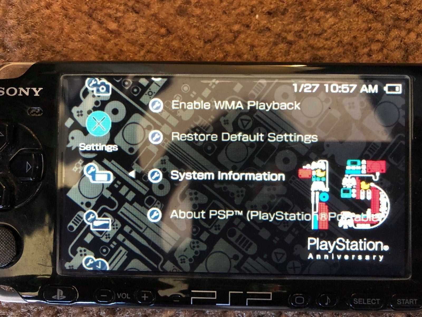 PSP 3001 LOT System with 22 Digital Games 15 Physical Games Action Replay