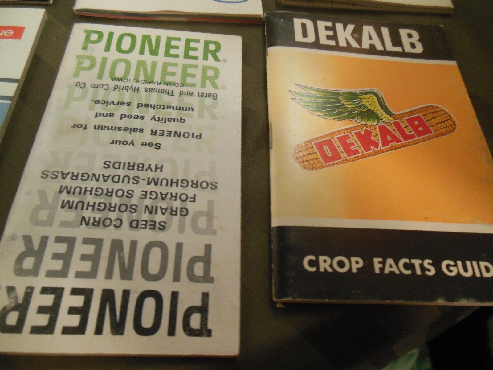 8 Vintage Advertising Book & Crop Facts Guide Dekalb, John Deere Ect