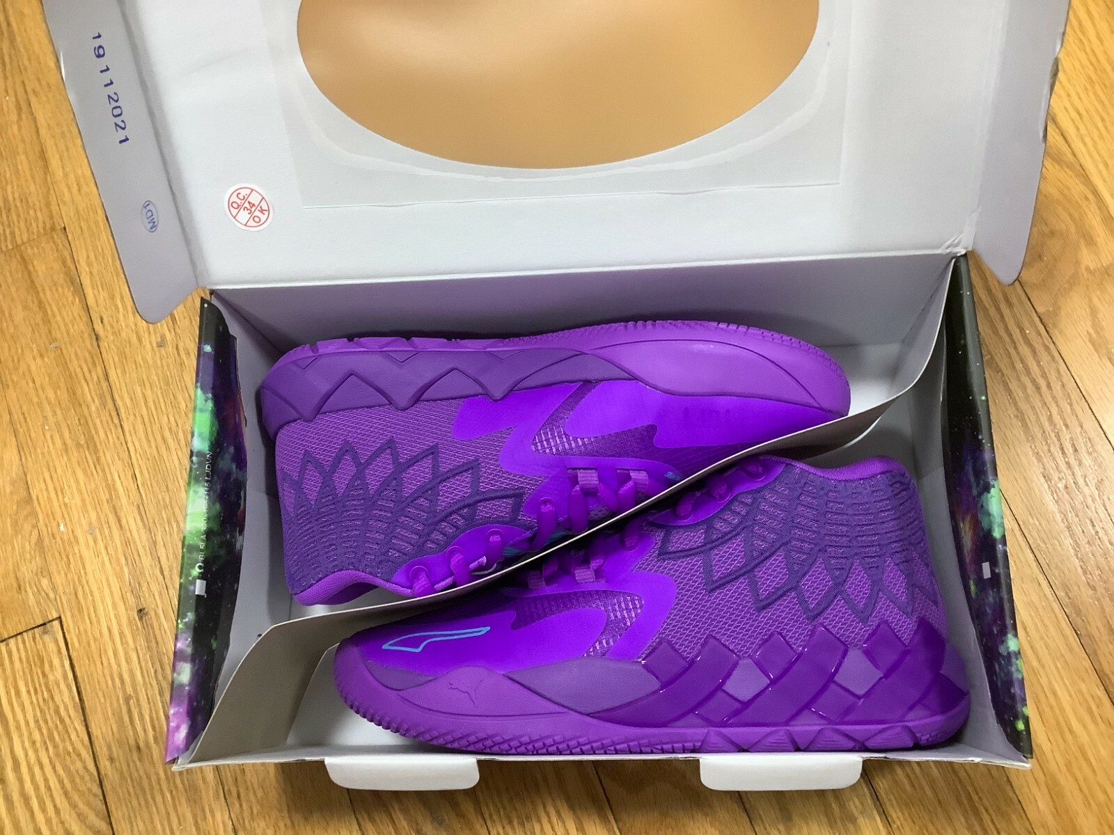 Pre-owned Puma Mb.01 Purple Queen City Lamelo Ball Boys Asg All Star Game 2022 376886-10