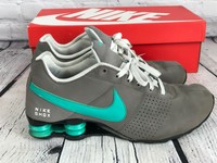 nike shox deliver black leather