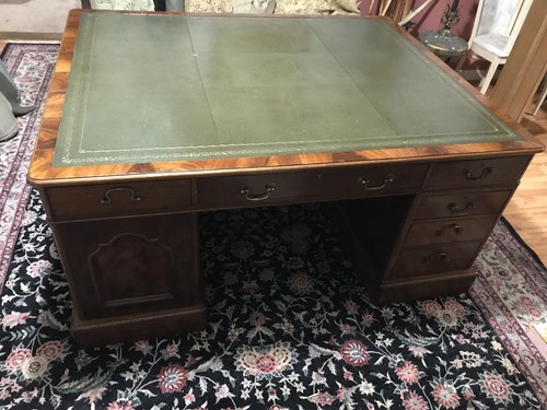 Antique 19th Century Mahogany Partners Desk