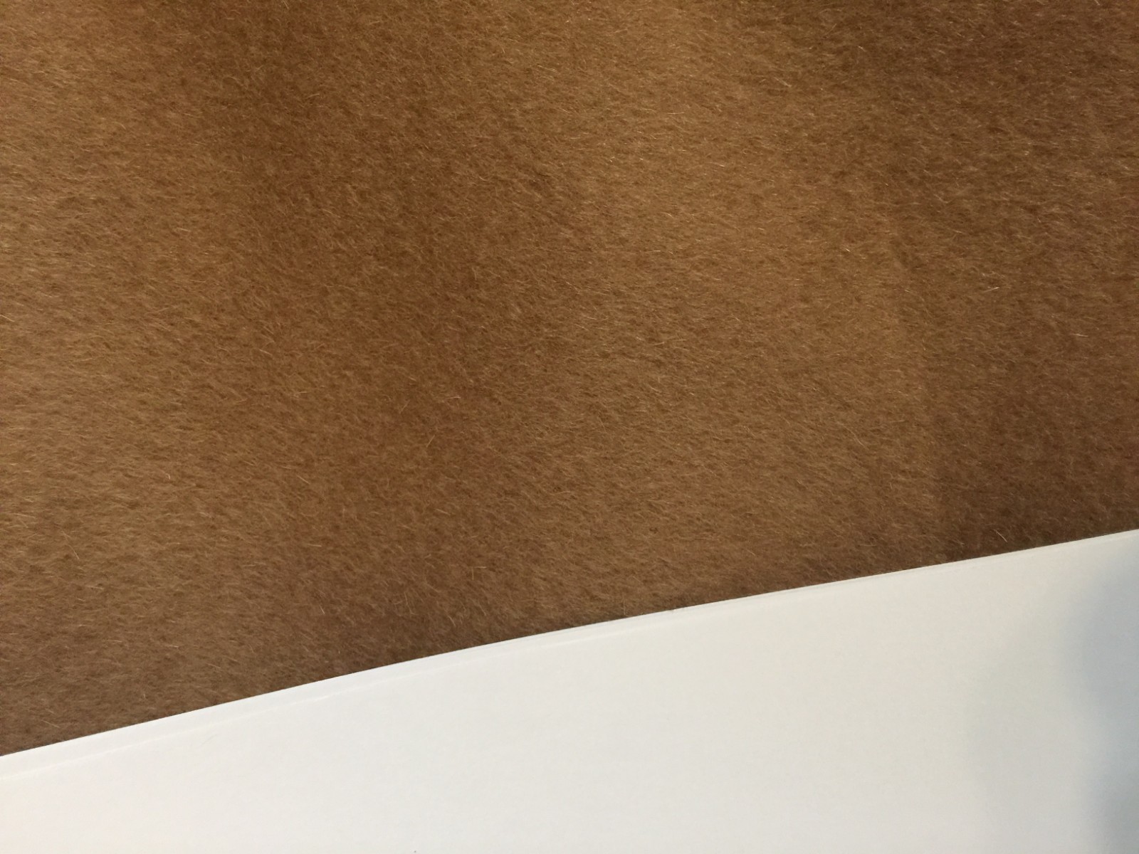 Vintage CAMEL VERY Thick Brushed 100% Wool Fabric Coat Jacket 2 YDS 28