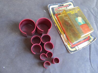 Vintage NOS Russell Colorflex Clamp Hose End KIT RED Aluminum 10 Pieces NIB