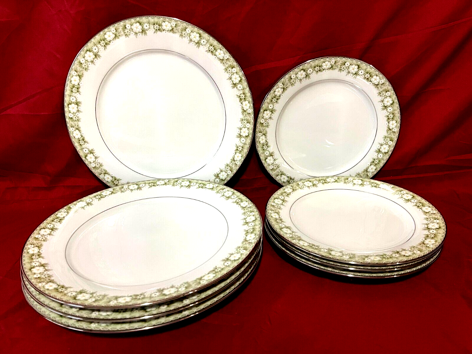 Noritake ANTIQUITY 6点まとめ　花柄　直径約17ｃｍ　ノリタケ Noritake ANTIQUITY 6点まとめ 花柄 直径約17cm ノリタケ