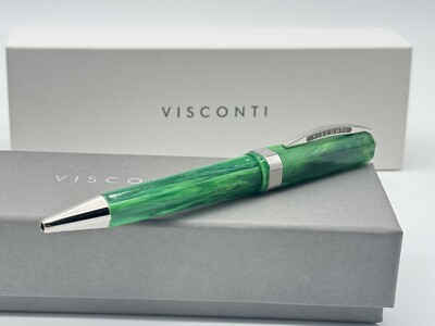 VISCONTI OPERA DEMO CAROUSEL MINT GREEN BALLPOINT PEN NEW 100% GENUINE MSRP $495