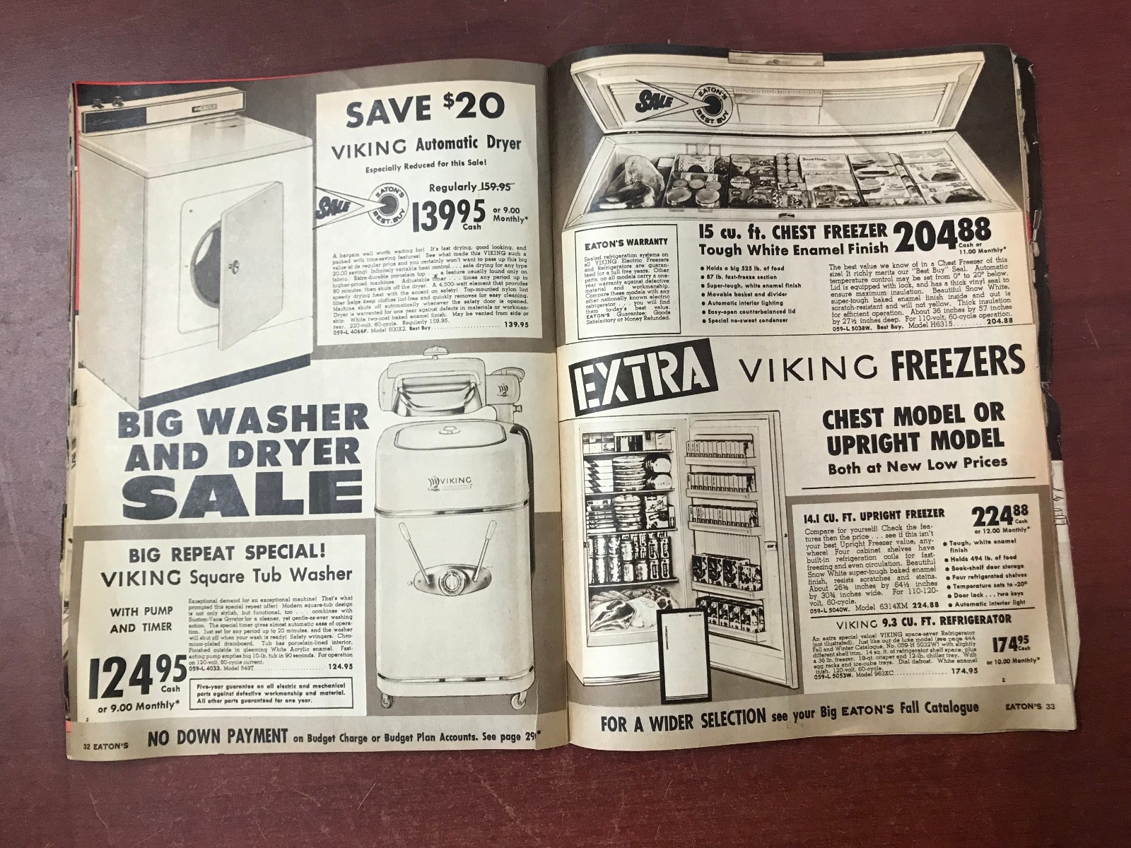!!! EATON'S EXTRA SAVINGS SALES DECEMBER 1963 CATALOGUE !!!