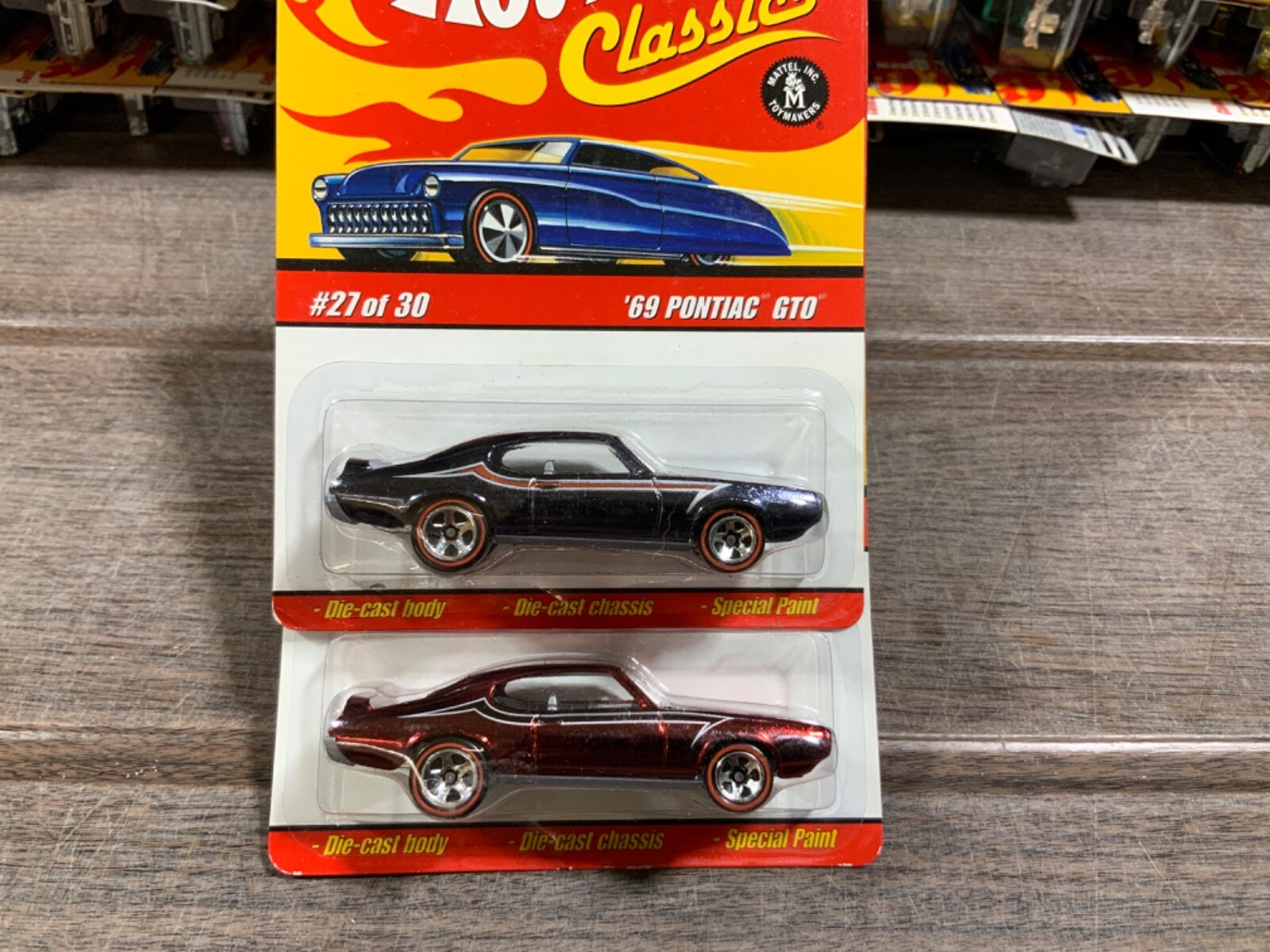 HOT WHEELS CLASSICS SERIES 3 #27 '69 PONTIAC GTO YOU PICK