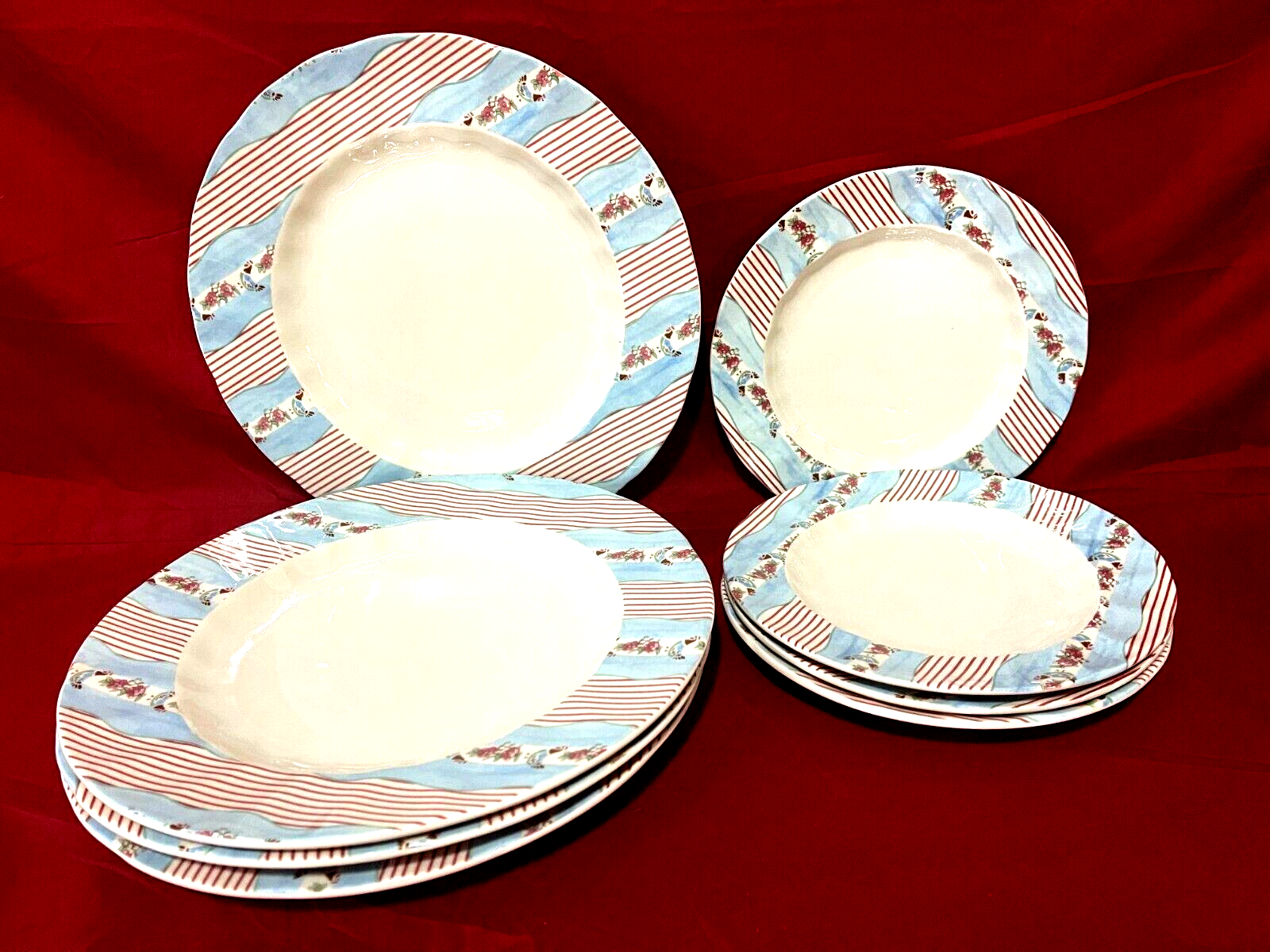 食器 Johnson bros 6plates 27cm. 6 plates Set of Johnson Bros Athena 6 Dinner Plates/Cups/Saucers