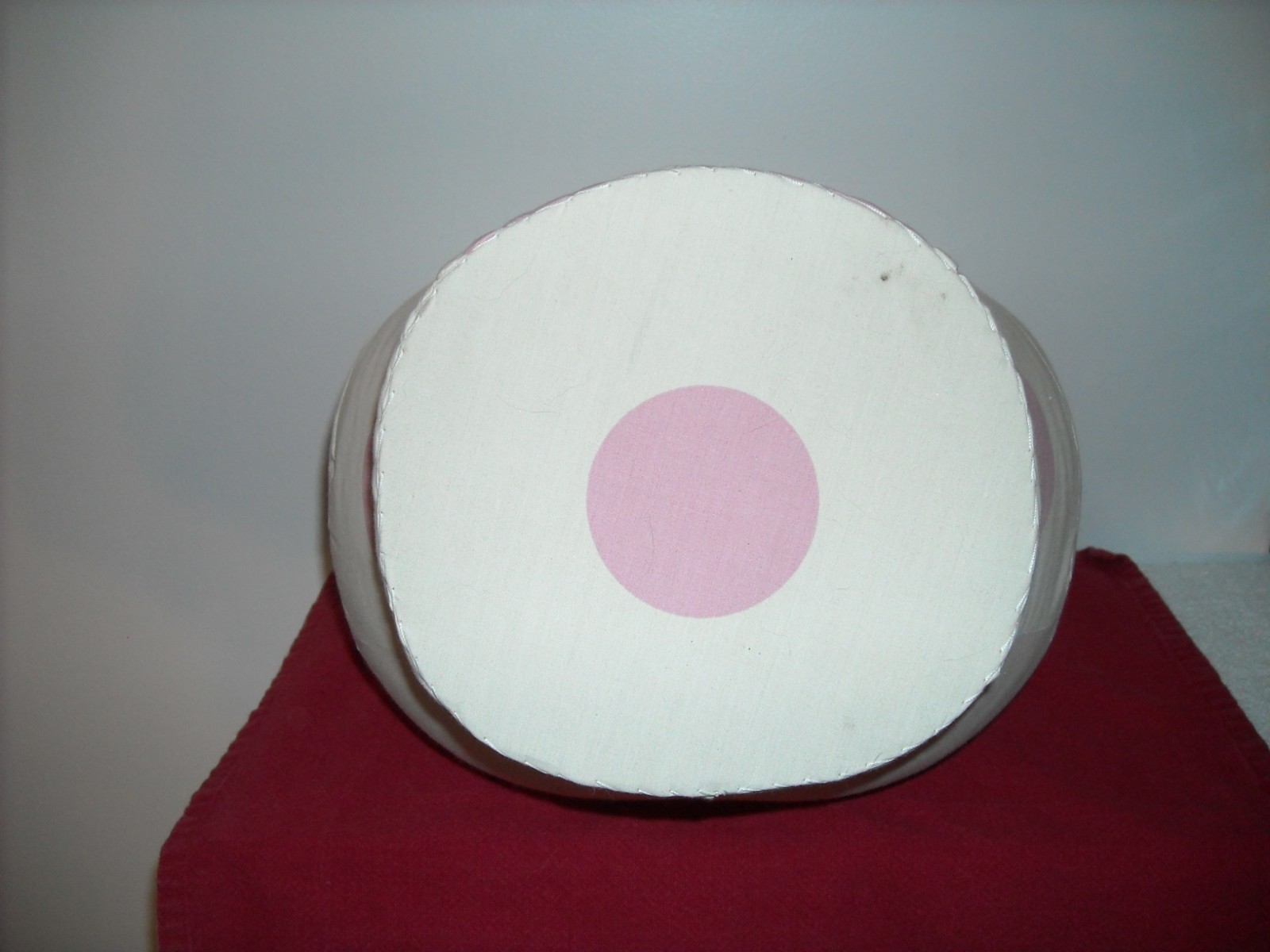 Victoria's Secret Mannequin Bottom Torso White/Pink Polka Dots 12