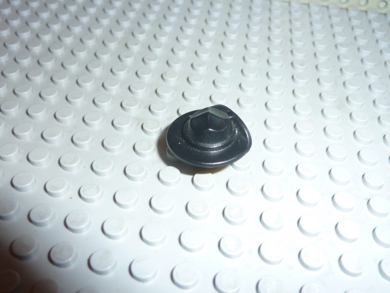 Lego Minifig Hat Wide Brim Flat Black RÃ©F 30167 Set 5902/5956/4065/5976/5901...