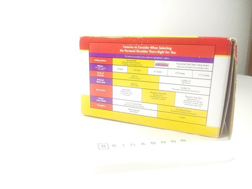 Fellowes Paper Shredder FS5 - Safe Shred 7mm Strip Cut - 5 Document Capacity