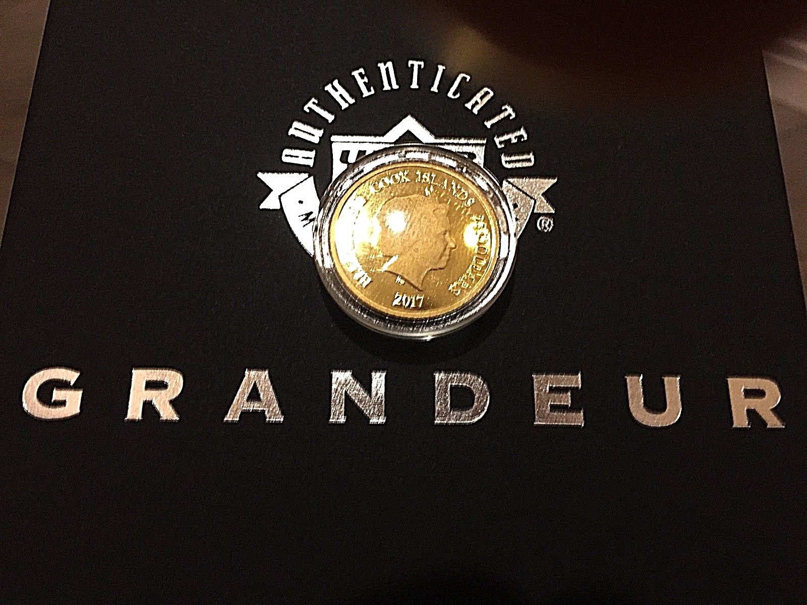 Upper Deck Grandeur Wayne Gretzky 24 Karat Gold+Silver 4 Coin Complete Set /100