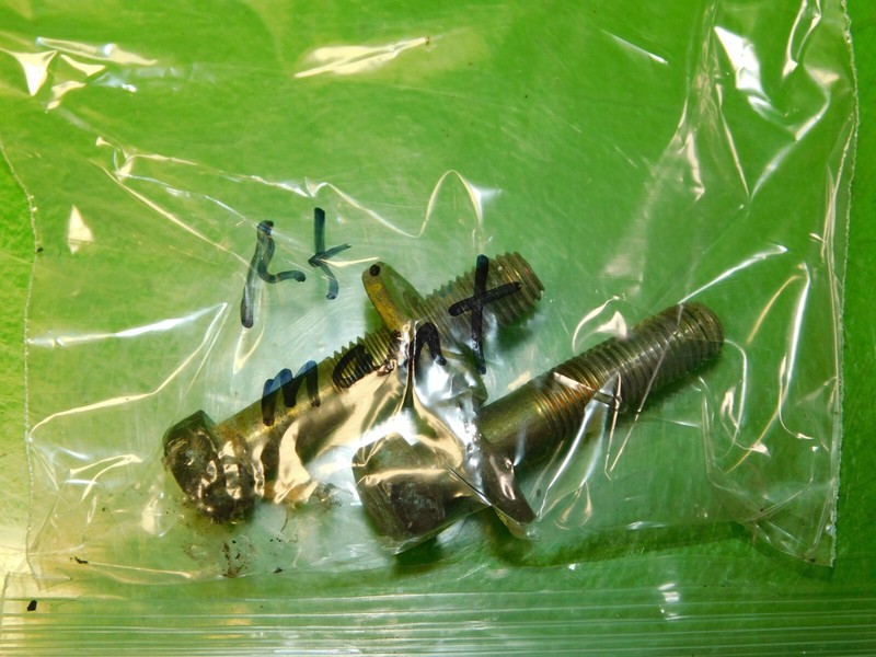 85-87 Civic CRX Si OEM engine motor right passenger mount bolts SET D15A 1.5
