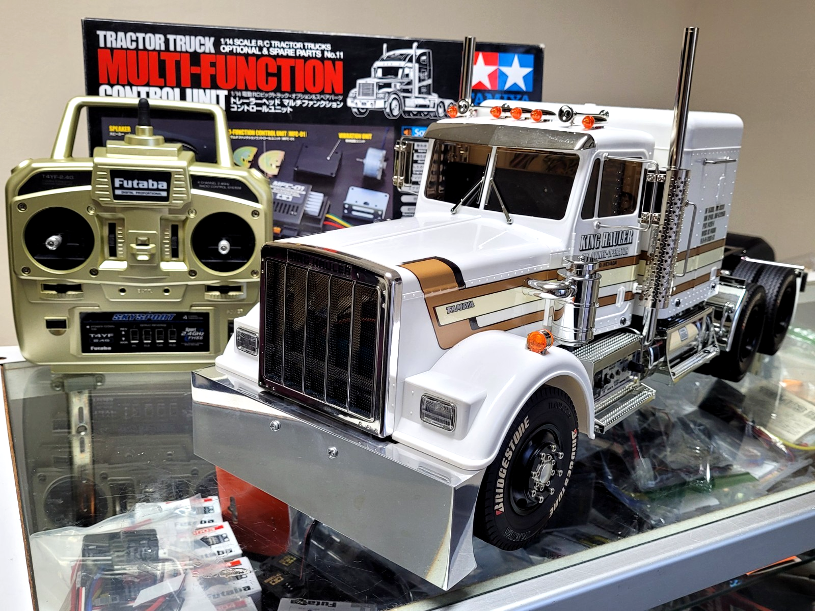 タミヤ 1/14 マルチファンクション MFC-01 Tamiya 1/14 R/C King Hauler+ MFC-01 LED Light Sound Function
