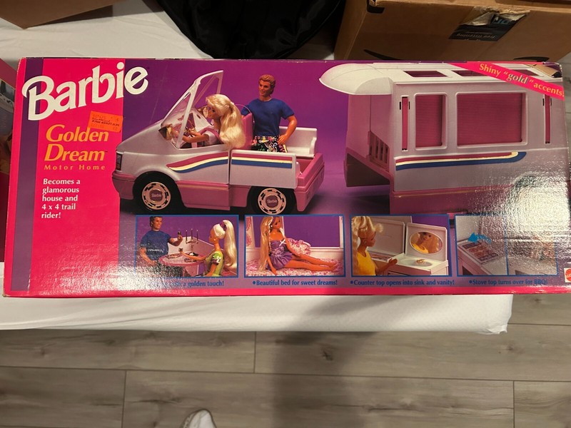 1992 Barbie Golden Dream Motor Home NIB