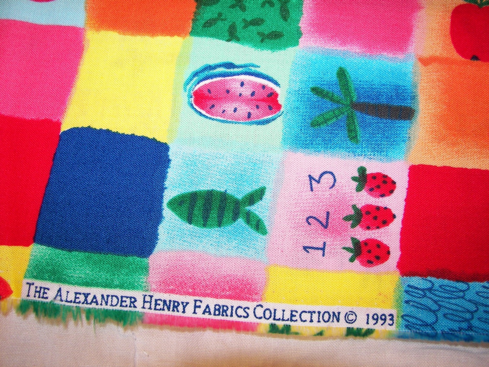 1993 The Alexander Henry Fabrics Collection - 1  &  2/3 Yard x 42