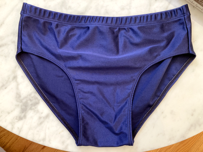 American Apparel Speedo Swimsuit Made in Los Angeles Blue XS Extra Small