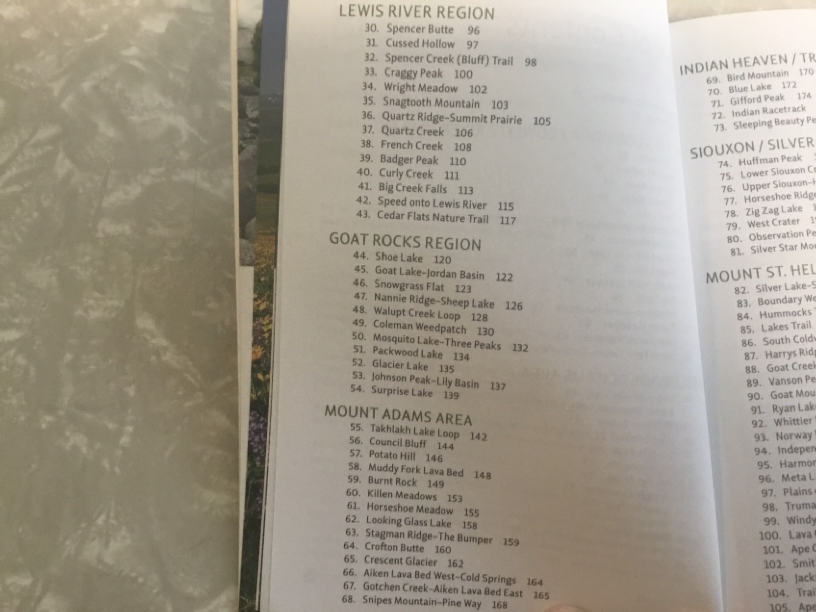 DayHiking South Cascades, Mt. St. Helens/ Mt. Adams/ Columbia Gorge, 2007