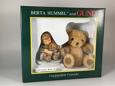 BERTA HUMMEL and Gund Huggable Friends, ''Warm Bear Hugs'', BH108/1, NIB