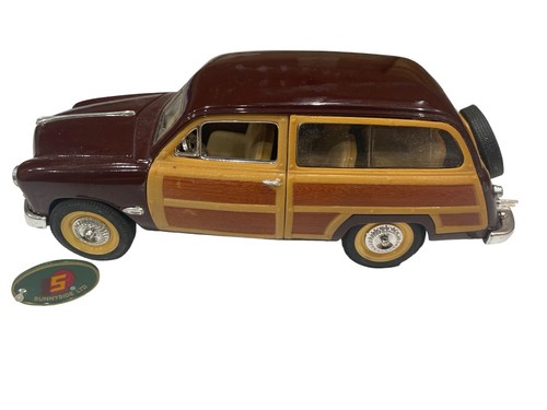 Vintage 1949 Die Cast Ford Woody Station Wagon with Surf